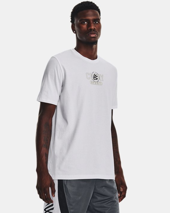 Men's Curry Sport Short Sleeve in White image number 4